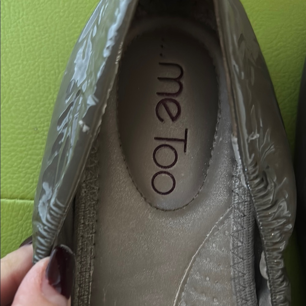 Me Too Women's Gray Ballet Flats - Picture 6 of 8